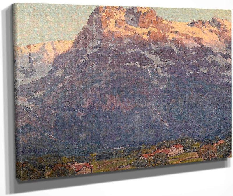 The Eiger At Grindelwald By Edgar Payne Fine Art Print