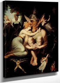 The Elf Queen Titania And Labels, The Weavers With Donkey's Head By Henry Fuseli Fine Art Print