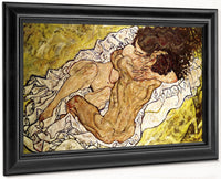 The Embrace By Egon Schiele Fine Art Print