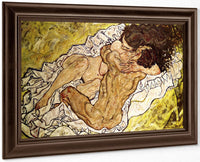The Embrace By Egon Schiele Fine Art Print
