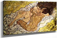 The Embrace By Egon Schiele Fine Art Print