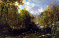 The Emerald Pool Painting Albert Bierstadt Canvas Art Fine Art Print