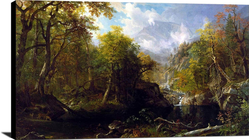 The Emerald Pool Painting Albert Bierstadt Canvas Art Fine Art Print