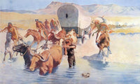 The Emigrants By Frederic Remington Fine Art Print