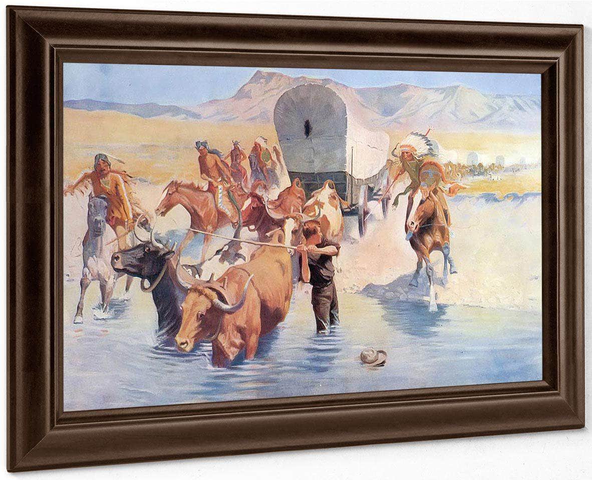 The Emigrants By Frederic Remington Fine Art Print