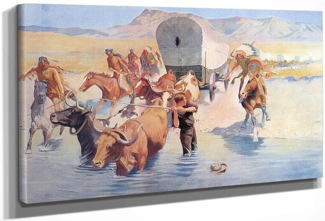 The Emigrants By Frederic Remington Fine Art Print