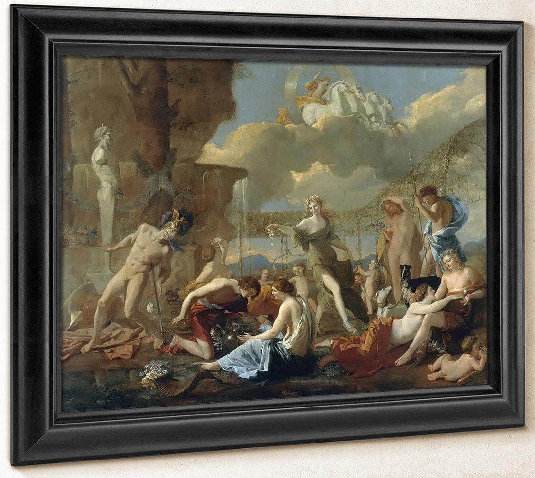 The Empire Of Flora By Nicholas Poussin Fine Art Print
