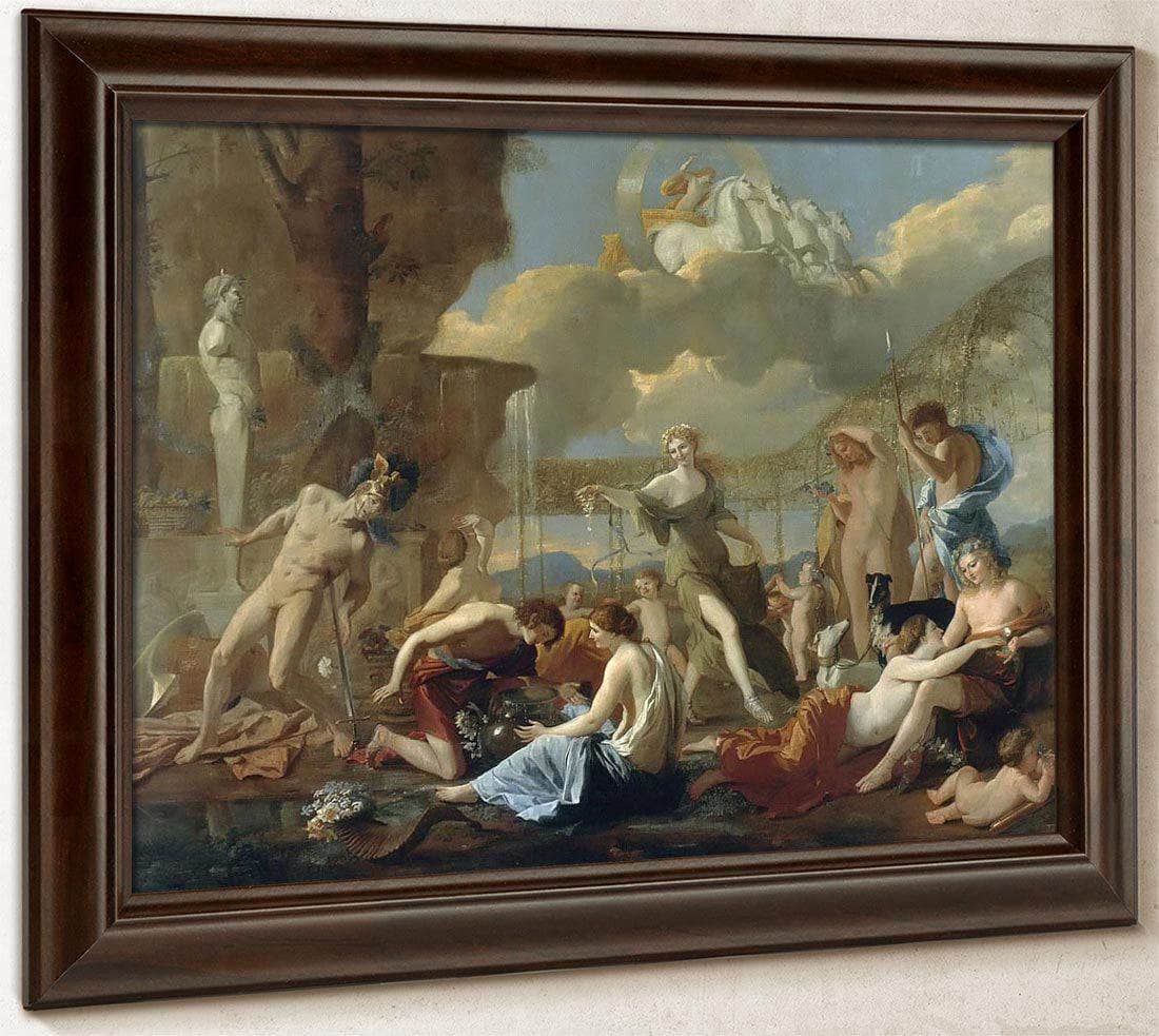 The Empire Of Flora By Nicholas Poussin Fine Art Print