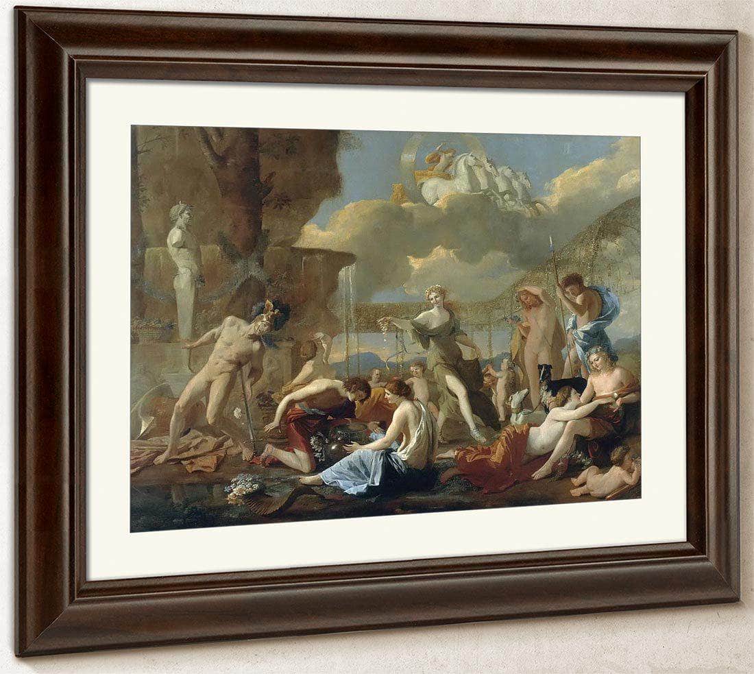 The Empire Of Flora By Nicholas Poussin Fine Art Print