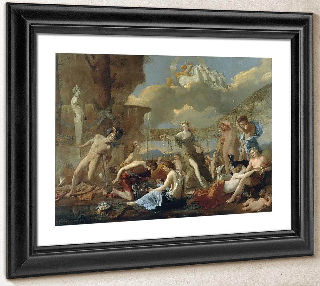 The Empire Of Flora By Nicholas Poussin Fine Art Print