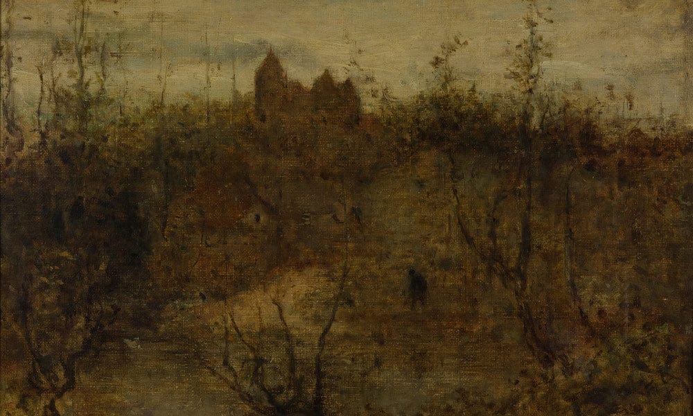 The Enchanted Castle 1917 By Matthijs Maris Fine Art Print