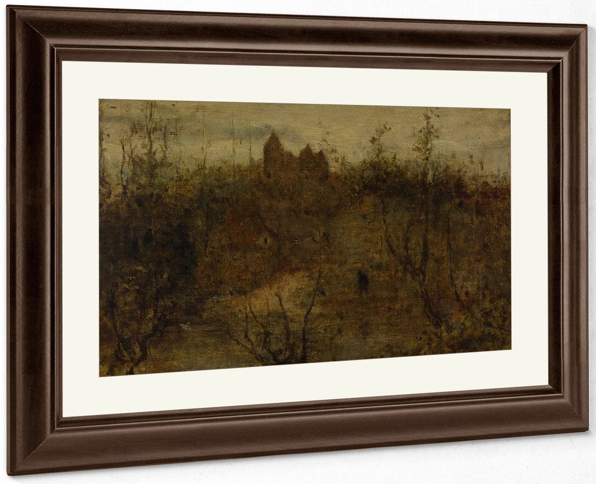 The Enchanted Castle 1917 By Matthijs Maris Fine Art Print