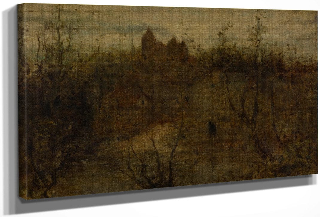 The Enchanted Castle 1917 By Matthijs Maris Fine Art Print