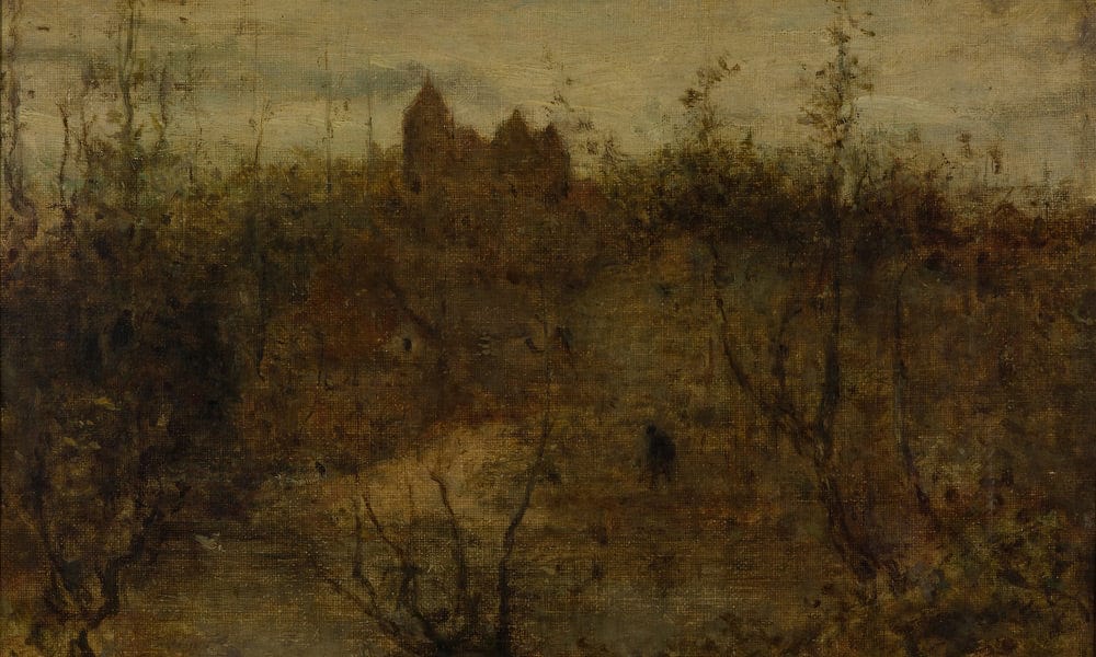 The Enchanted Castle 1917 By Matthijs Maris Fine Art Print
