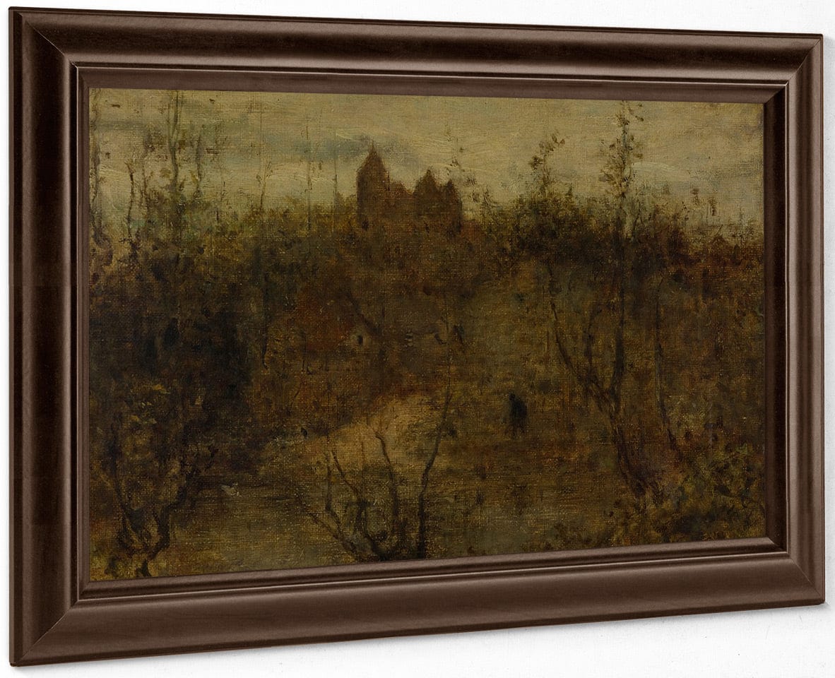 The Enchanted Castle 1917 By Matthijs Maris Fine Art Print