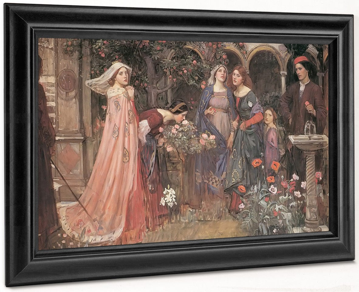 The Enchanted Garden By John Waterhouse Fine Art Print