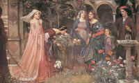 The Enchanted Garden By John Waterhouse Fine Art Print