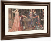 The Enchanted Garden By John Waterhouse Fine Art Print