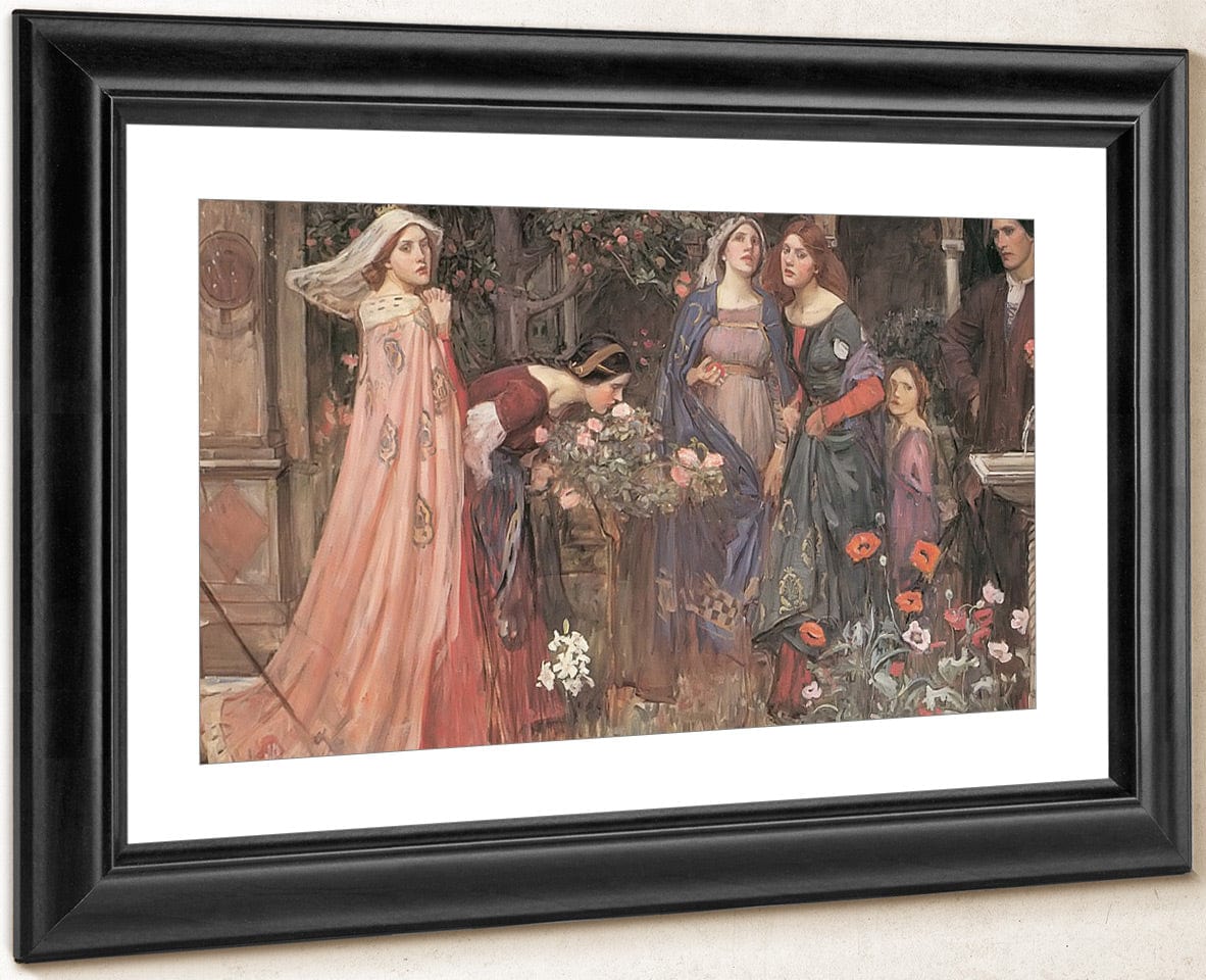 The Enchanted Garden By John Waterhouse Fine Art Print