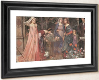 The Enchanted Garden By John Waterhouse Fine Art Print