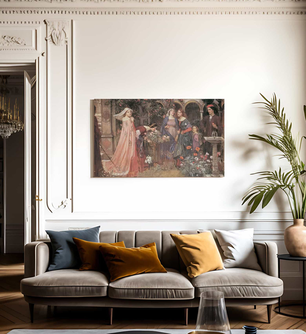 The Enchanted Garden By John Waterhouse Fine Art Print