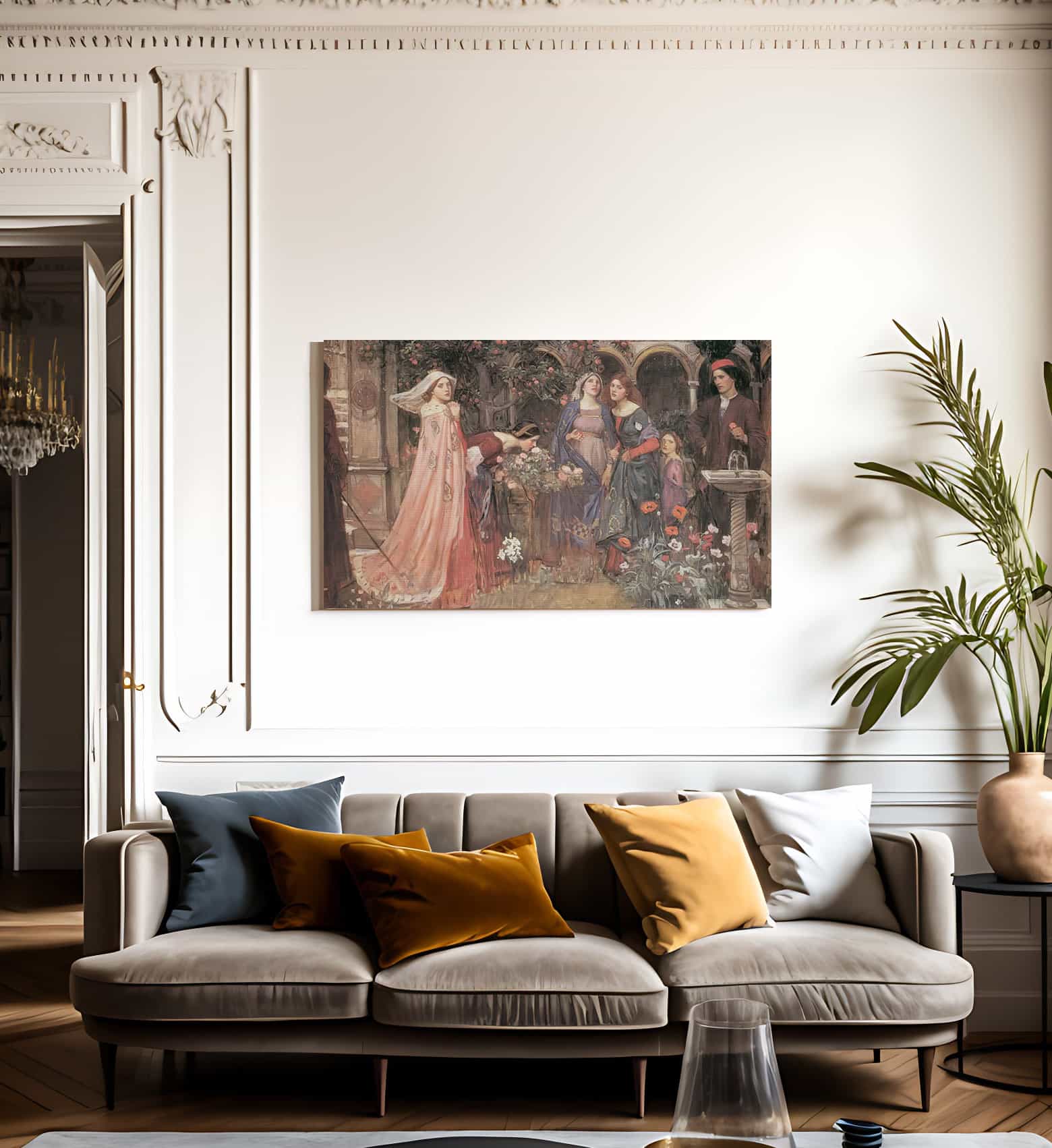 The Enchanted Garden By John Waterhouse Fine Art Print