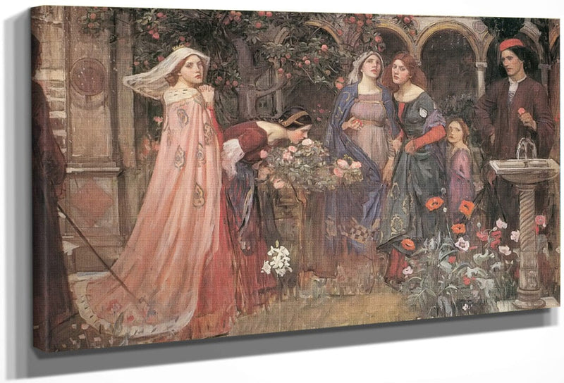 The Enchanted Garden By John Waterhouse Fine Art Print