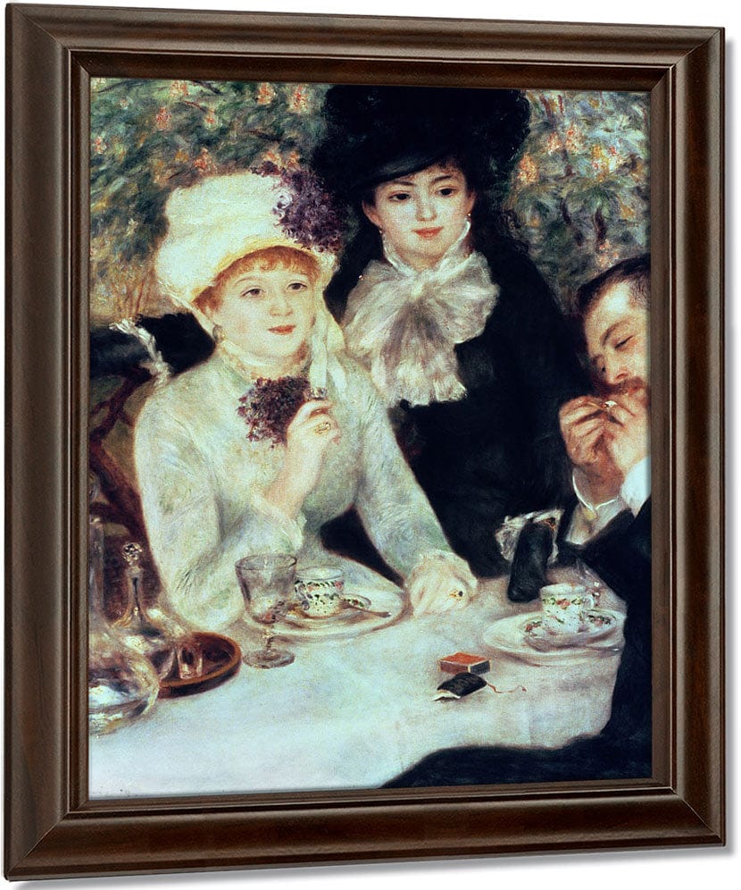 The End Of Luncheon By Pierre Auguste Renoir Fine Art Print