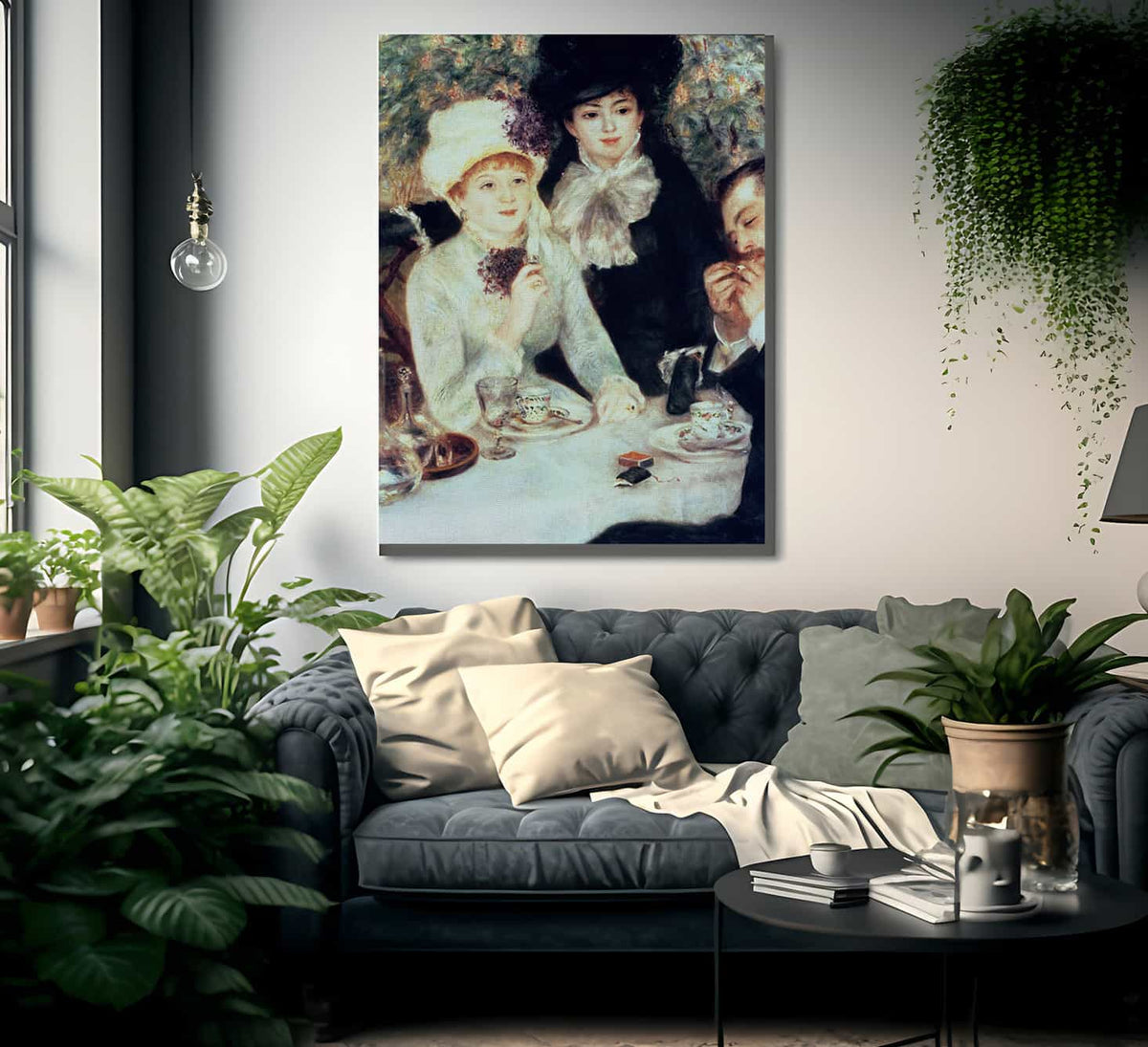 The End Of Luncheon By Pierre Auguste Renoir Fine Art Print