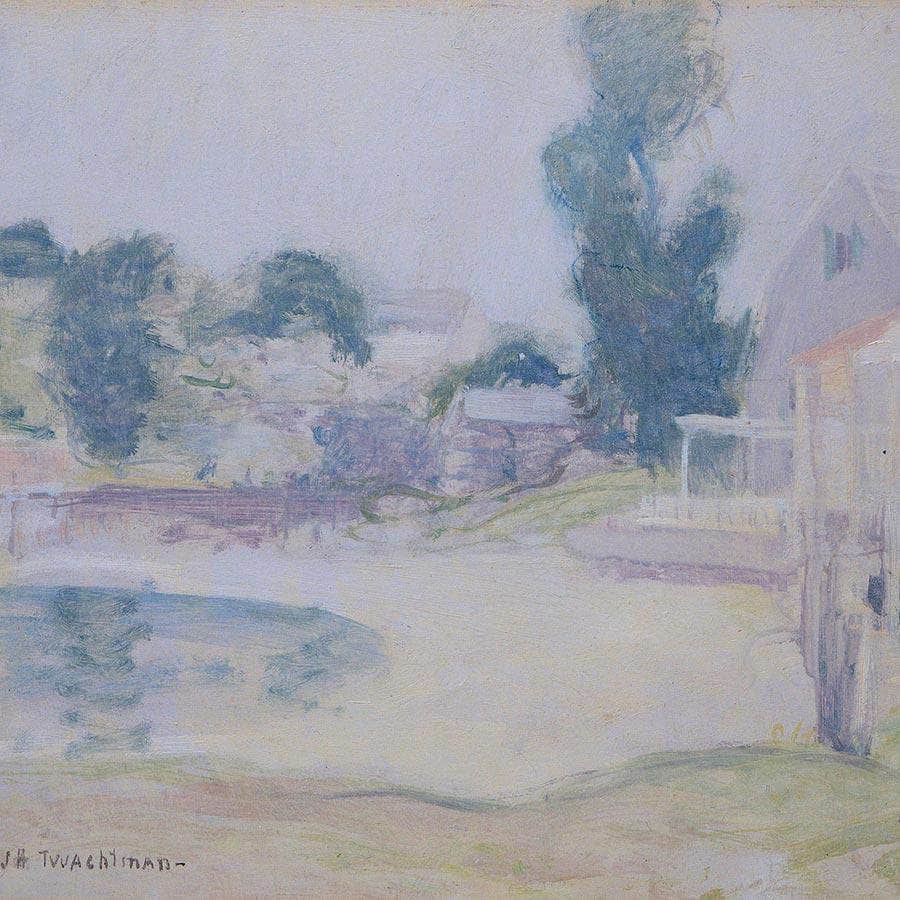 The End Of The Rain By John Henry Twachtman Fine Art Print