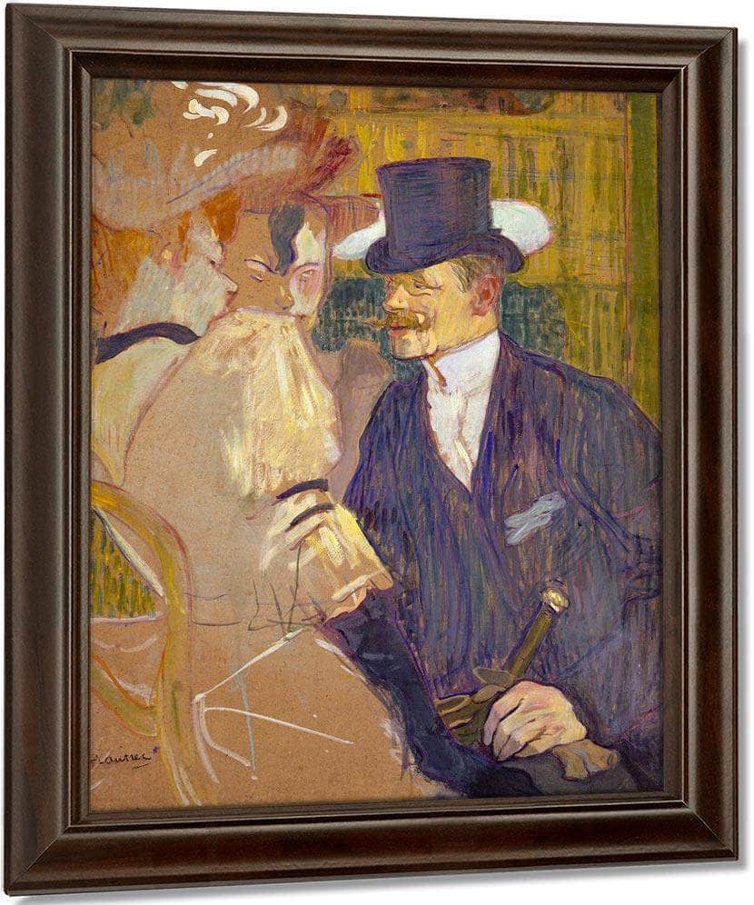 The Englishman At The Moulin Rouge 1892 By Henri De Toulouse Lautrec Fine Art Print
