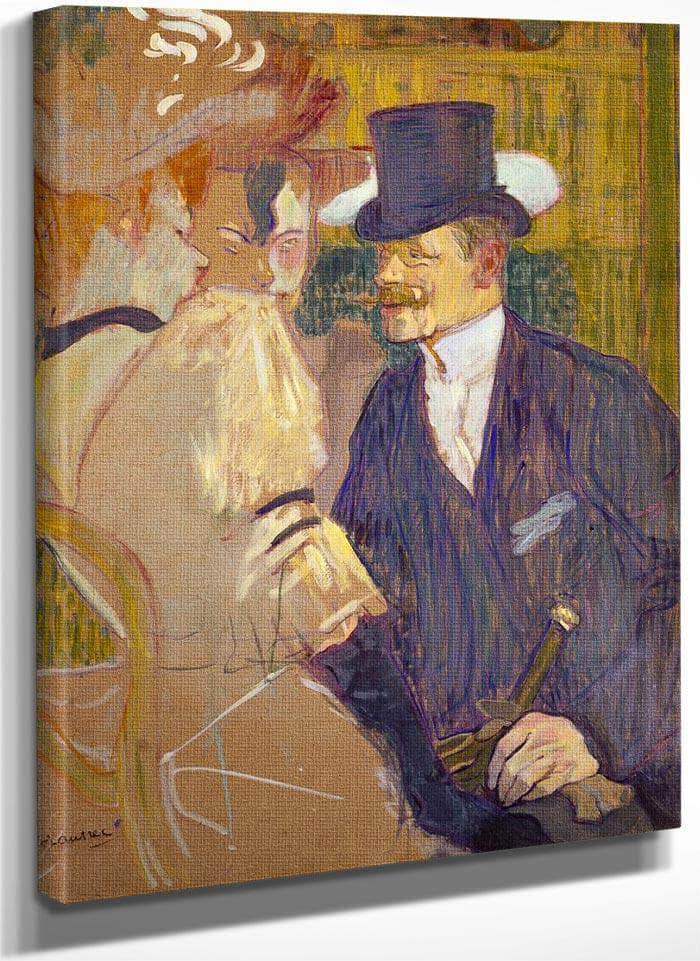 The Englishman At The Moulin Rouge 1892 By Henri De Toulouse Lautrec Fine Art Print