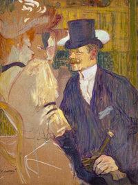 The Englishman At The Moulin Rouge 1892 By Henri De Toulouse Lautrec Fine Art Print