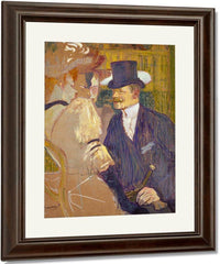 The Englishman At The Moulin Rouge 1892 By Henri De Toulouse Lautrec Fine Art Print