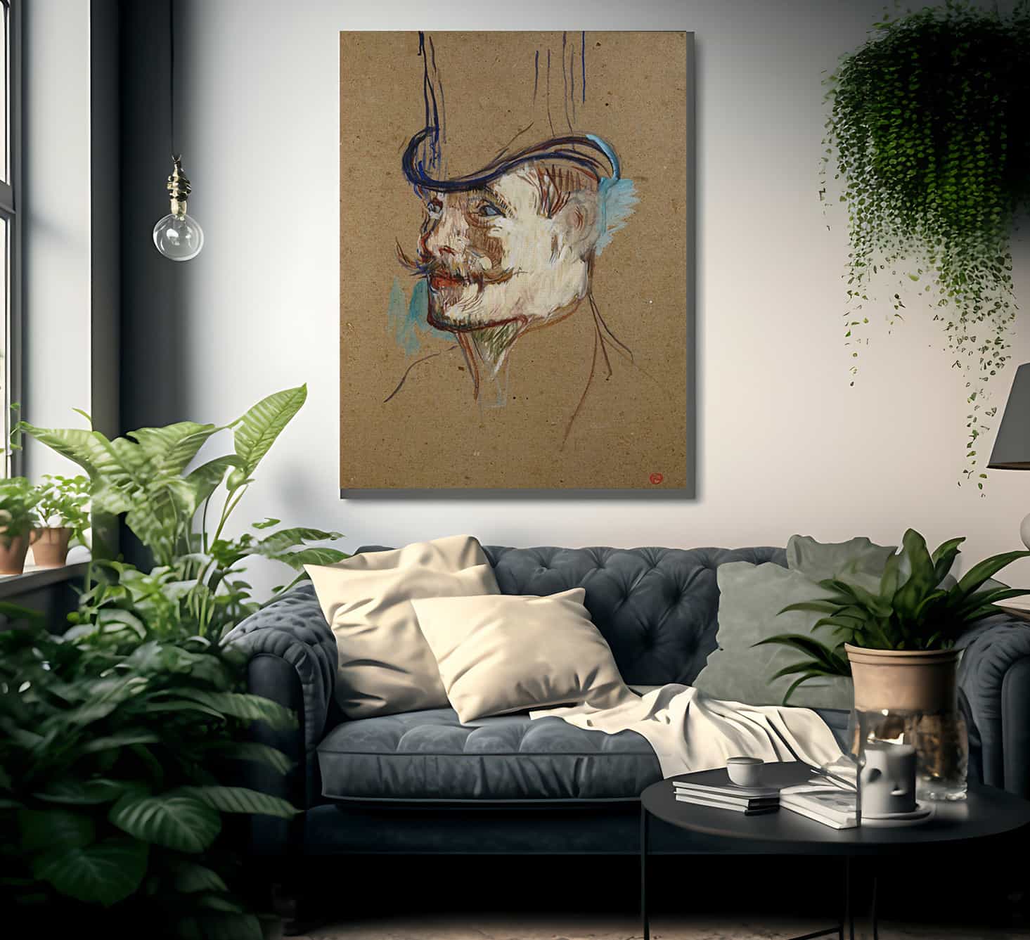 The Englishman W. Warner At The Moulin Rouge By Henri Marie Raymond De Toulouse Lautrec Monfa Fine Art Print