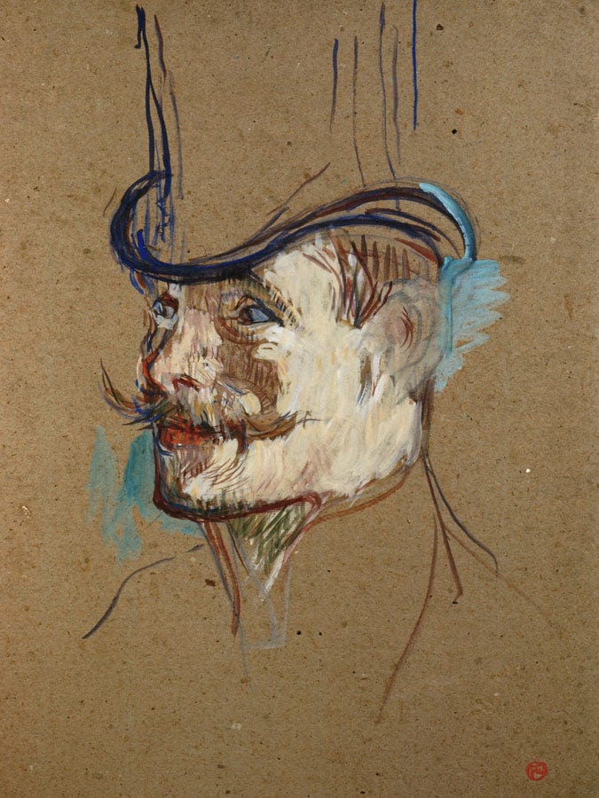 The Englishman W. Warner At The Moulin Rouge By Henri Marie Raymond De Toulouse Lautrec Monfa Fine Art Print
