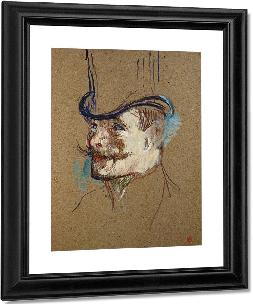 The Englishman W. Warner At The Moulin Rouge By Henri Marie Raymond De Toulouse Lautrec Monfa Fine Art Print