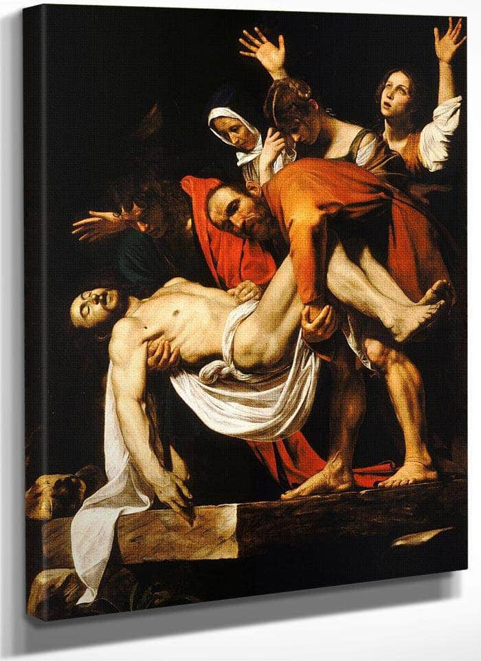 The Entombment Of Christ 1603 By Caravaggio Fine Art Print