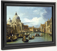 The Entrance To The Grand Canal Venice By Canaletto Fine Art Print
