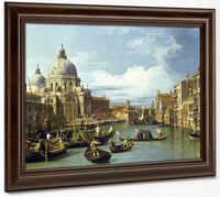 The Entrance To The Grand Canal Venice By Canaletto Fine Art Print