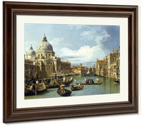 The Entrance To The Grand Canal Venice By Canaletto Fine Art Print