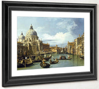 The Entrance To The Grand Canal Venice By Canaletto Fine Art Print