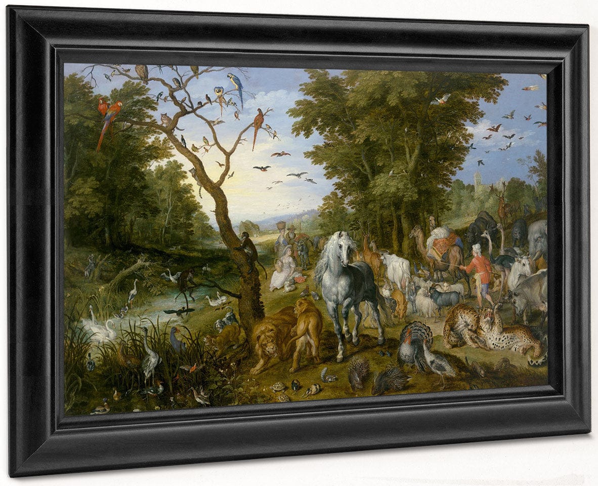 The Entry Of The Animals Into Noah's Ark By Jan Brueghel The Elder Fine Art Print