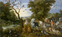 The Entry Of The Animals Into Noah's Ark By Jan Brueghel The Elder Fine Art Print