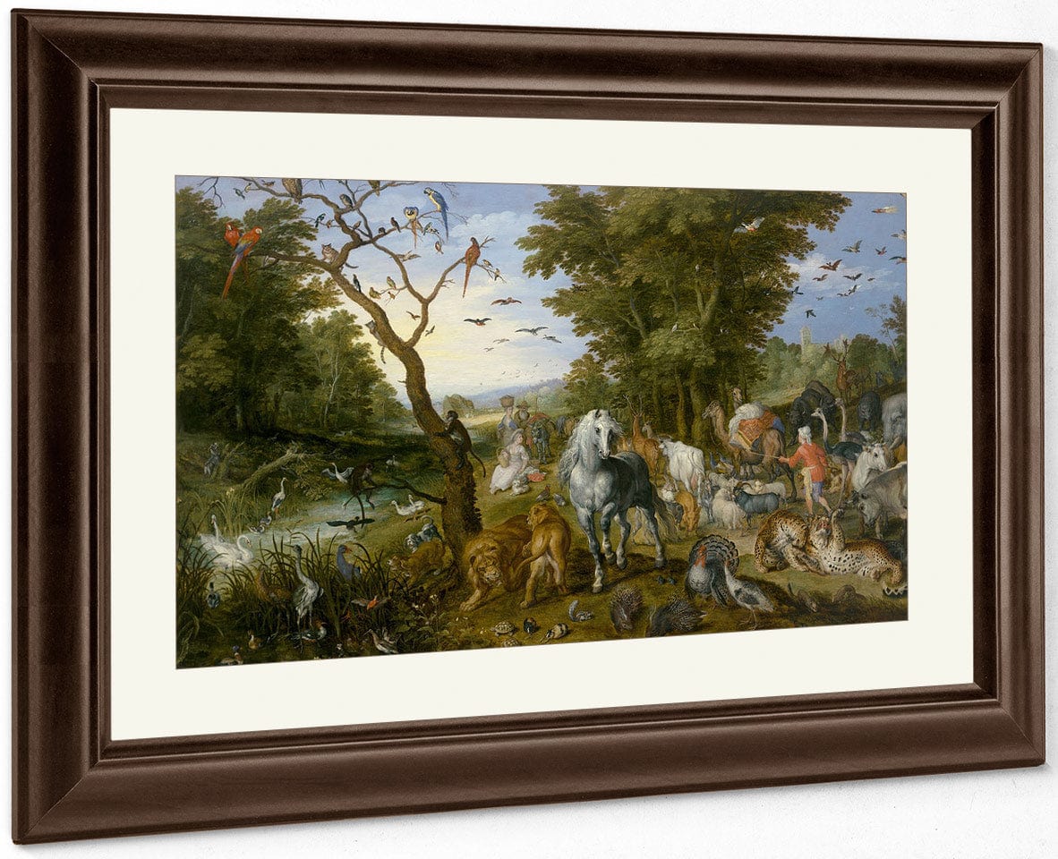 The Entry Of The Animals Into Noah's Ark By Jan Brueghel The Elder Fine Art Print