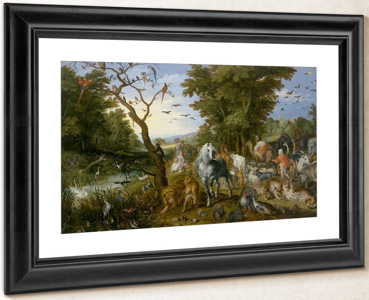 The Entry Of The Animals Into Noah's Ark By Jan Brueghel The Elder Fine Art Print