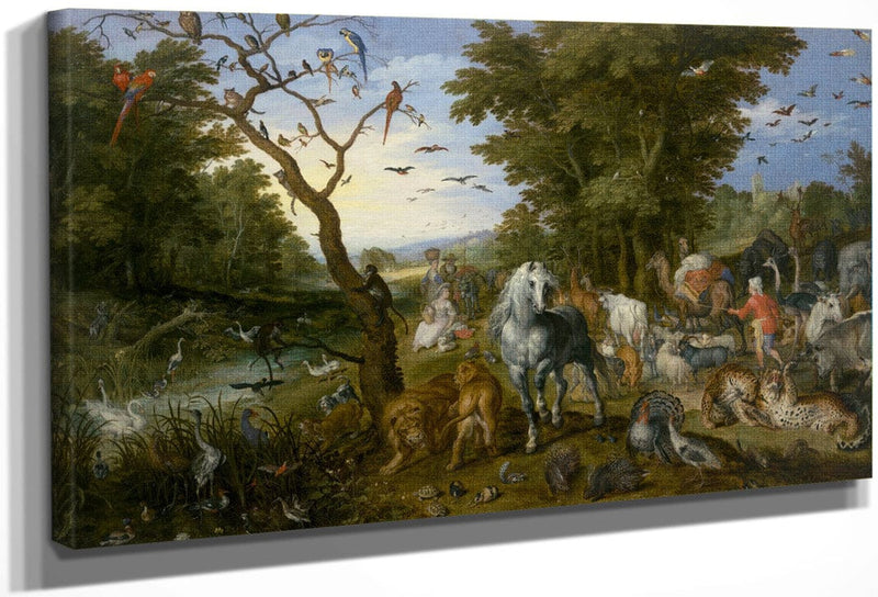 The Entry Of The Animals Into Noah's Ark By Jan Brueghel The Elder Fine Art Print