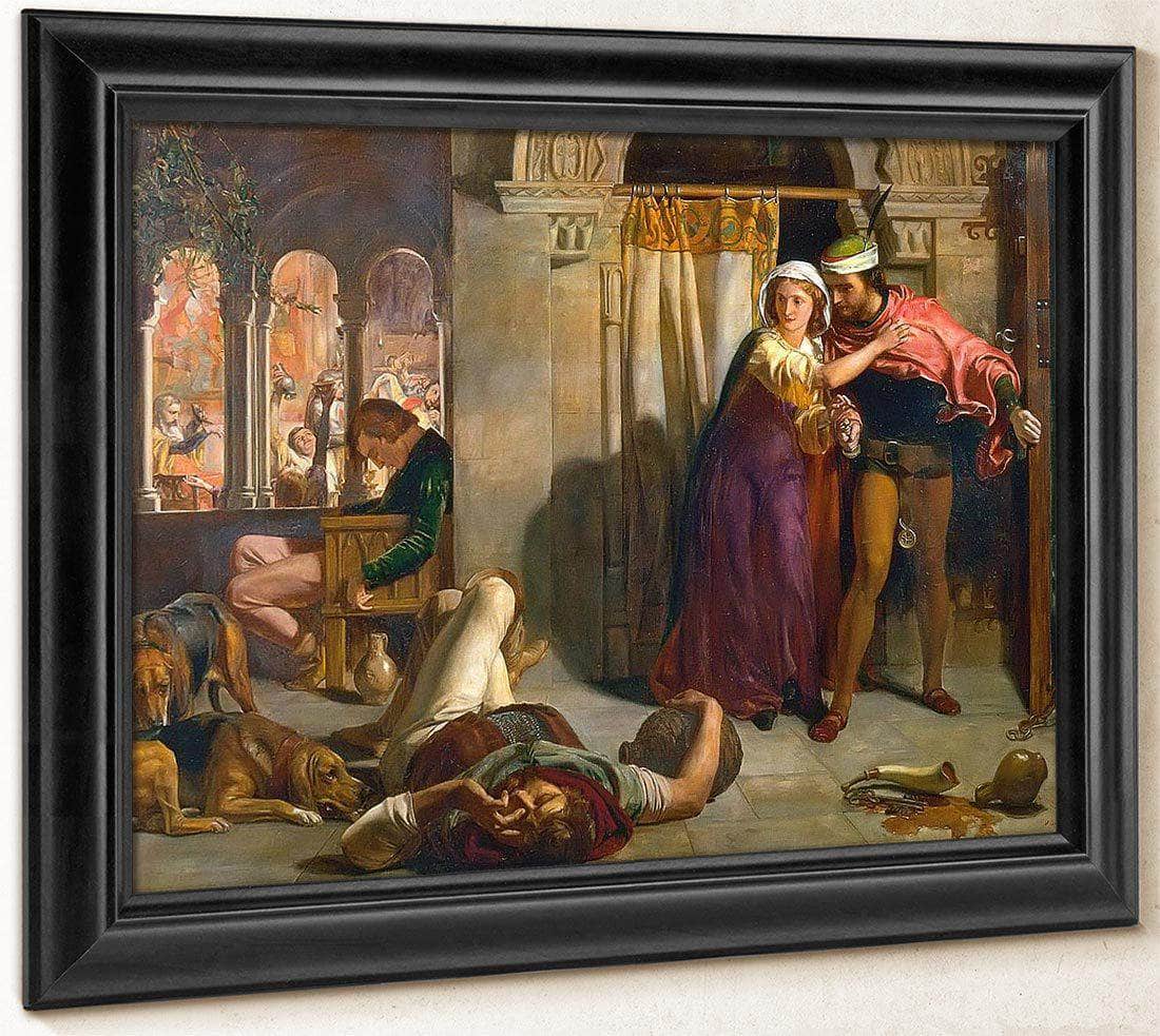 The Eve Of St Agnes By William Holman Hunt Fine Art Print