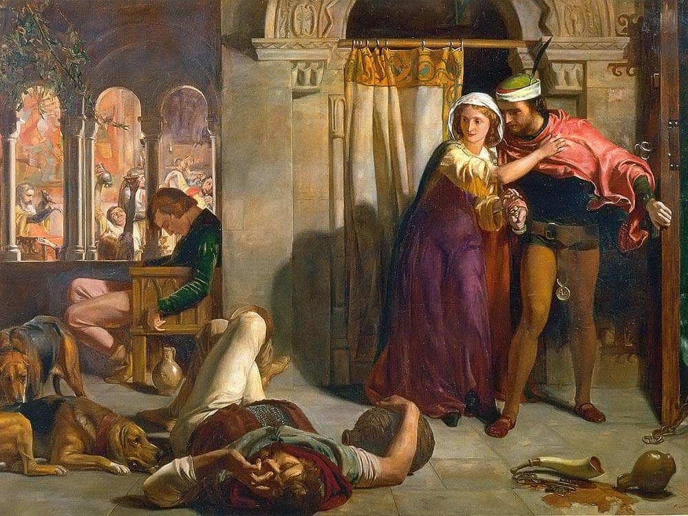 The Eve Of St Agnes By William Holman Hunt Fine Art Print