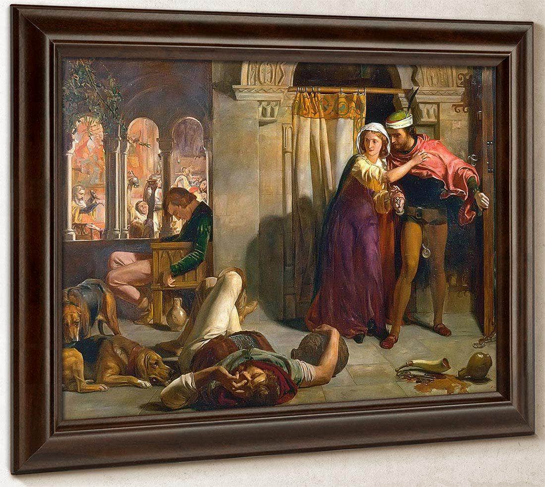 The Eve Of St Agnes By William Holman Hunt Fine Art Print